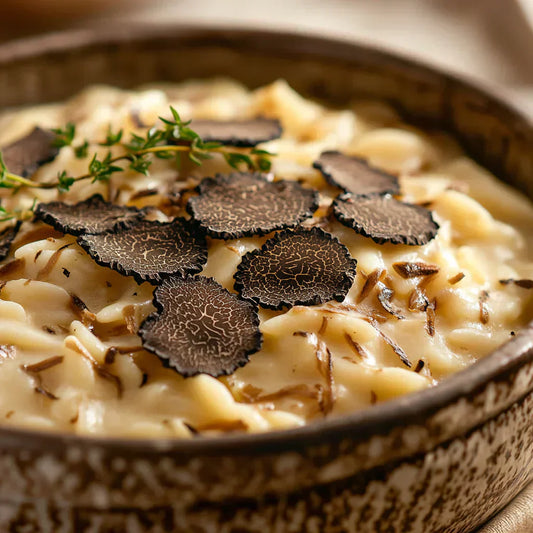 Barley Risotto with Truffle and Porcini