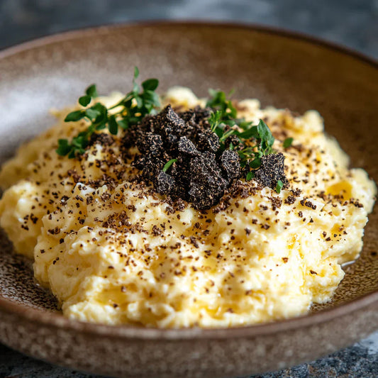 Scrambled eggs with truffle