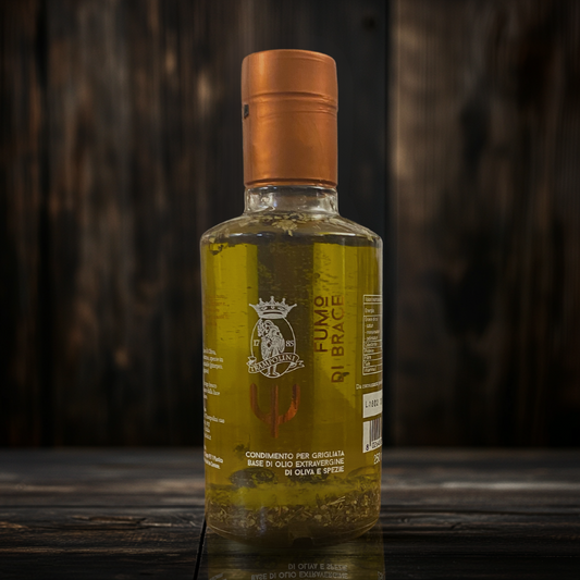 Extra virgin olive oil seasoning - Fumo di Brace