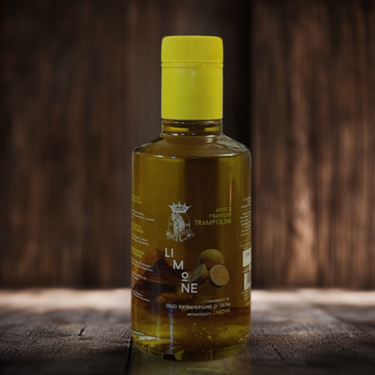 Extra virgin olive oil infused with Lemon